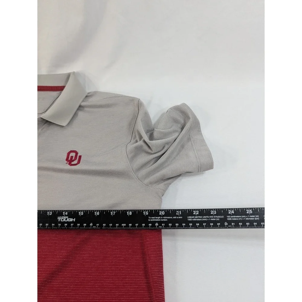 Nike Jordan Oklahoma Sooners Dri-Fit Polo Shirt Red Standard Fit  Men's Medium